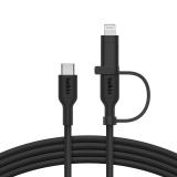 Belkin - BoostCharge Pro cable USB USB 2.0 1,5 m USB C USB C/Lightning Negro