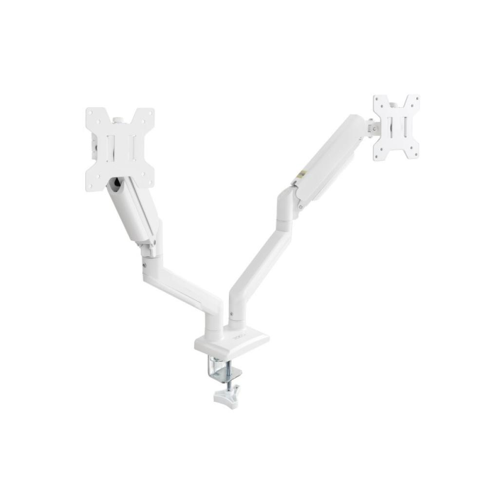 TooQ - DB1434TNR-W soporte para monitor 86,4 cm (34") Escritorio Blanco