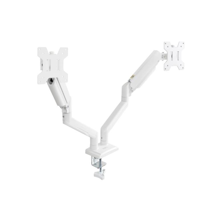 TooQ - DB1434TNR-W soporte para monitor 86,4 cm (34") Escritorio Blanco