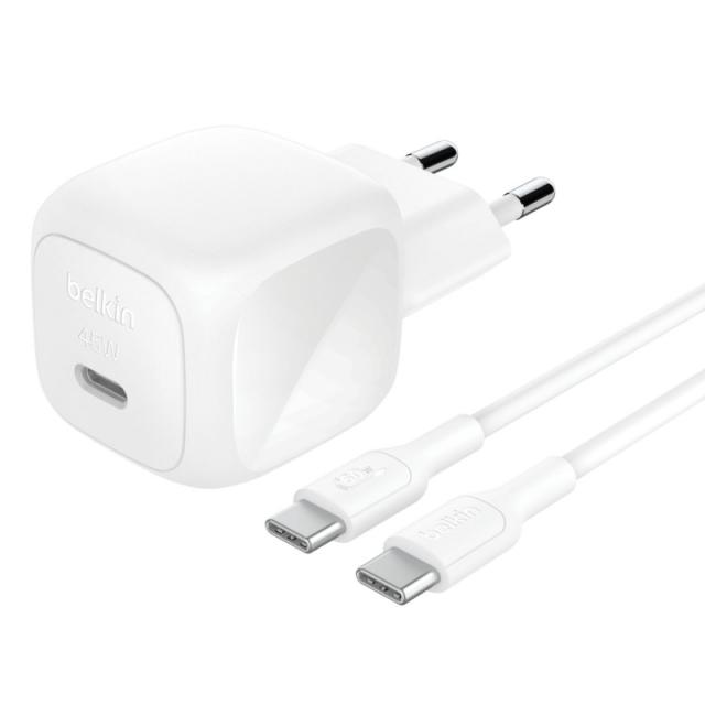 Belkin - WCA013kq1MWH-B6 Universal Blanco Corriente alterna Carga rápida Interior