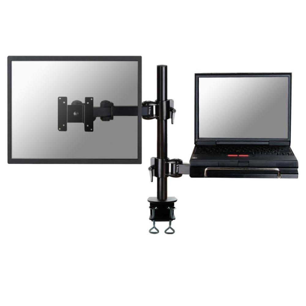 Neomounts - FPMA-D960NOTEBOOK Brazo de monitor con soporte para portátil 10-27"