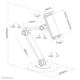 Neomounts - DS15-550BL1 Soporte para tablet 4.7-12.9" - universal