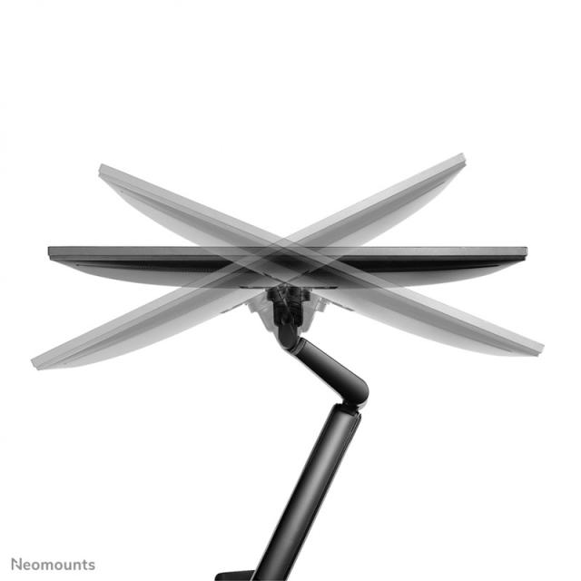 Neomounts - DS70-810BL2 Brazo de monitor 17-32" - resorte de gas - ahorro de espacio - Tope-a-180°