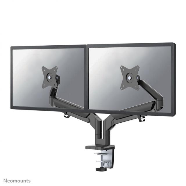 Neomounts - DS70-810BL2 Brazo de monitor 17-32" - resorte de gas - ahorro de espacio - Tope-a-180°