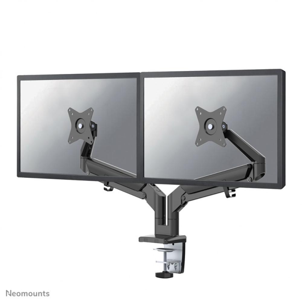 Neomounts - DS70-810BL2 Brazo de monitor 17-32" - resorte de gas - ahorro de espacio - Tope-a-180°