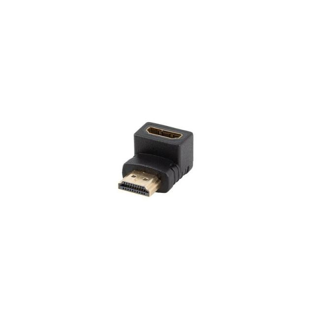 Lanberg - AD-HDMI-03 adaptador de cable de vídeo HDMI tipo A (Estándar) Negro
