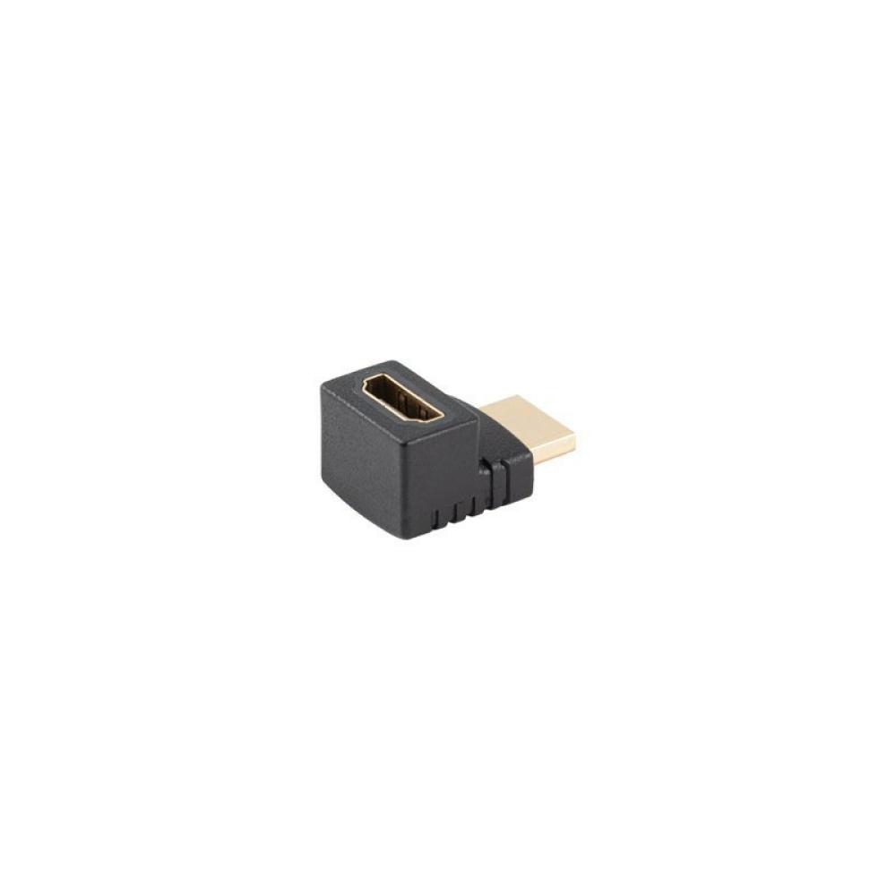 Lanberg - AD-HDMI-04 adaptador de cable de vídeo HDMI tipo A (Estándar) Negro
