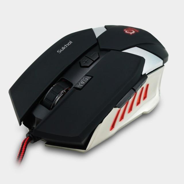 TALIUS - raton gaming Sukhoi 2500DPI 8 botones black