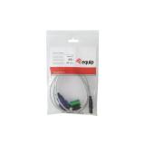 Equip - Cable adaptador USB-A a serie RS-422/485 DB9