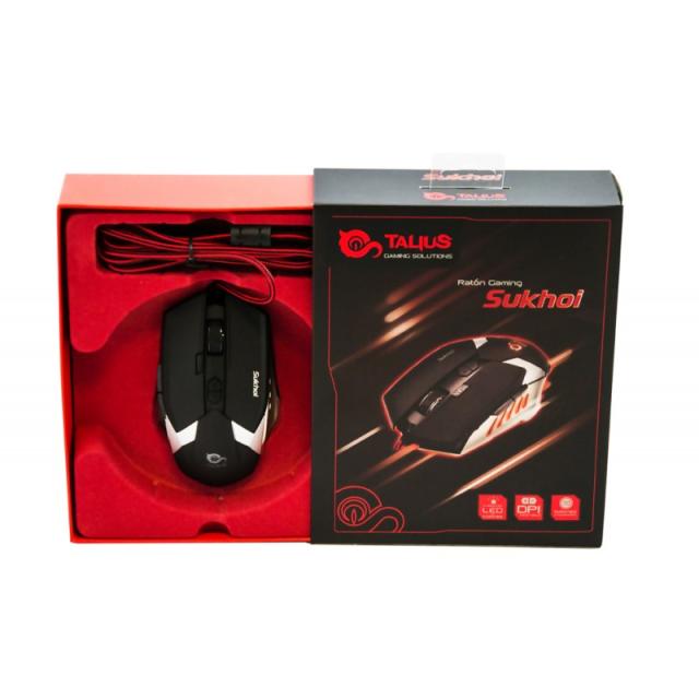 TALIUS - raton gaming Sukhoi 2500DPI 8 botones black