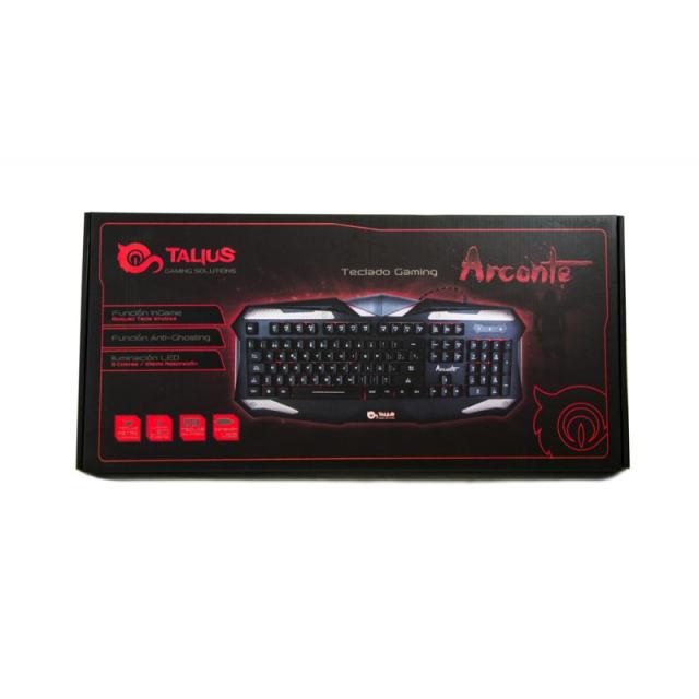 TALIUS - teclado gaming Arconte USB black