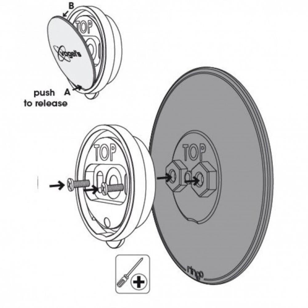Vogel''s - TMS 1010 - Paquete de montaje de tablet en pared