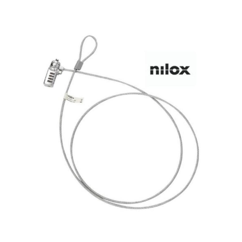 Nilox - Candado de seguridad con combinación 1.80m