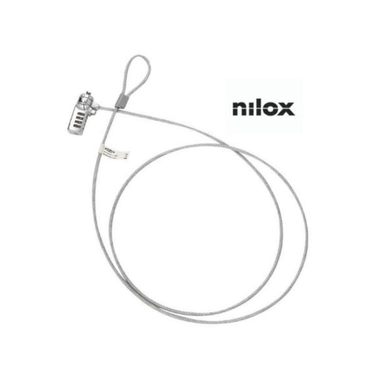 Nilox - Candado de seguridad con combinación 1.80m