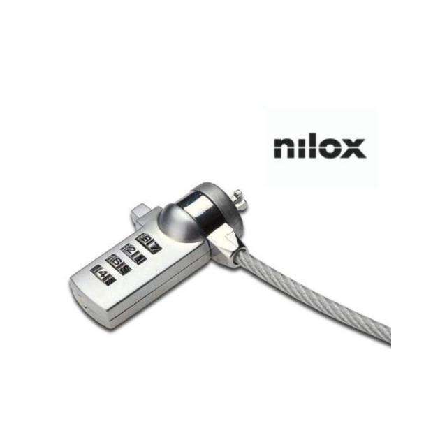 Nilox - Candado de seguridad con combinación 1.80m