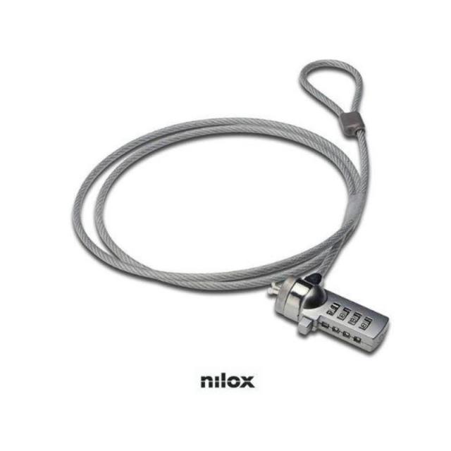 Nilox - Candado de seguridad con combinación 1.80m