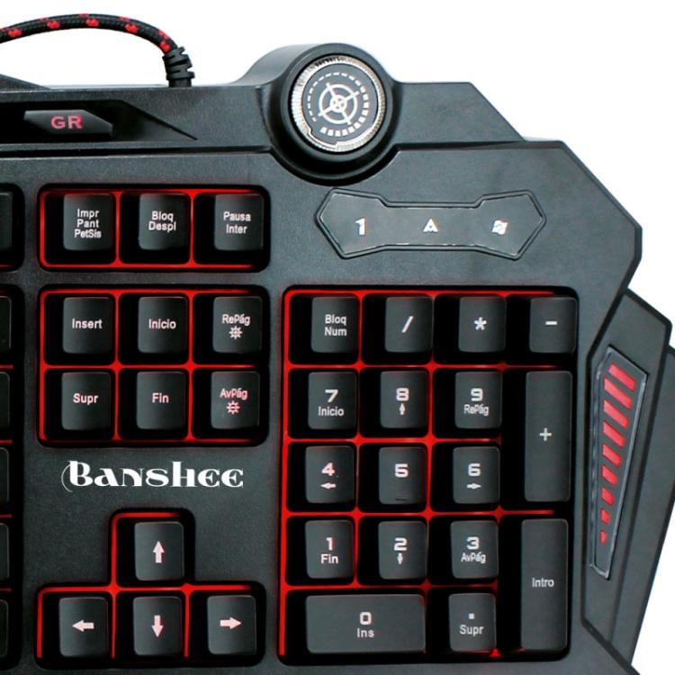 TALIUS - teclado gaming Banshee USB black