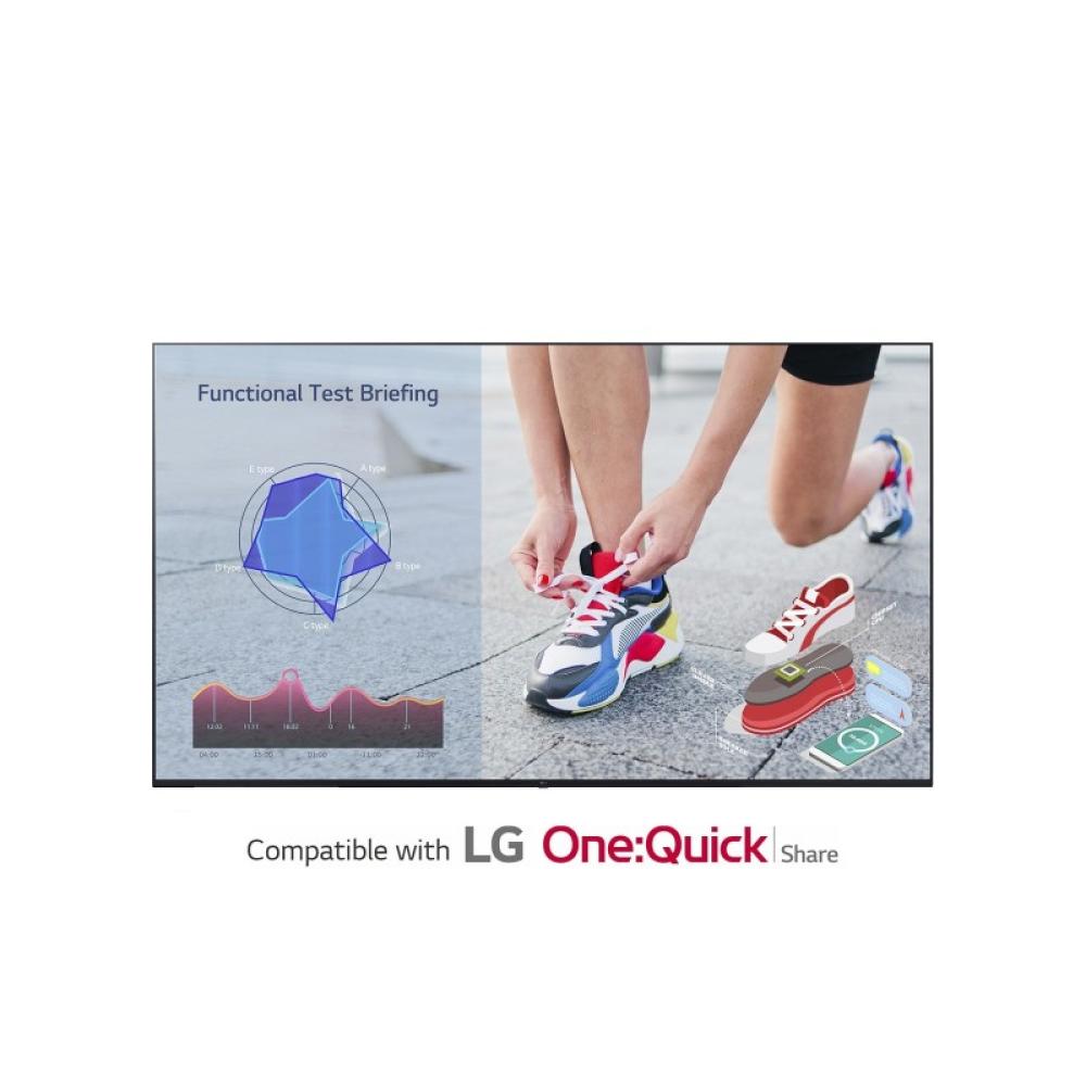 LG - 86UL3J-B Pantalla plana para señalización digital 2,18 m (86") IPS Wifi 330 cd / m² 4K Ultra HD Azul WebOS 16/7