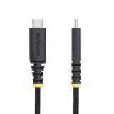 StarTech.com - Cable Cargador USB-C de 2m - Tornillos Laterales de Fijación - Cable USB Tipo C de Carga EPR de 240W (5A) - Cable