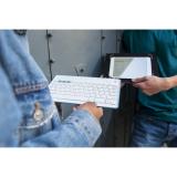 SilverHT - Wireless KB White + Blue