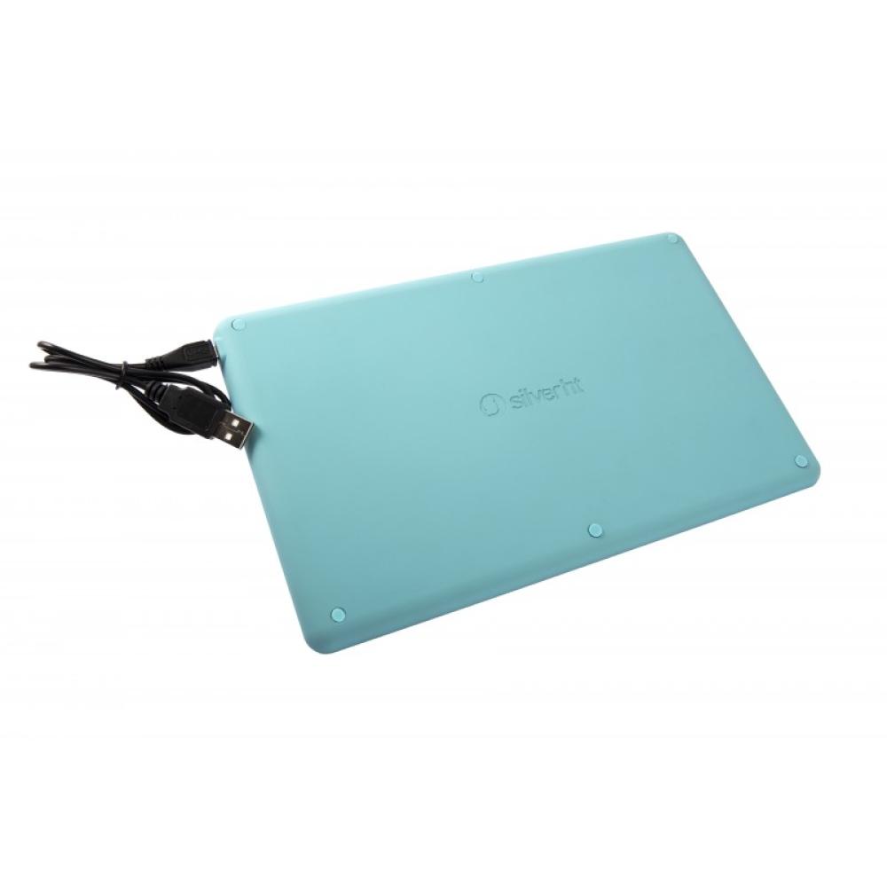 SilverHT - Wireless KB White + Blue