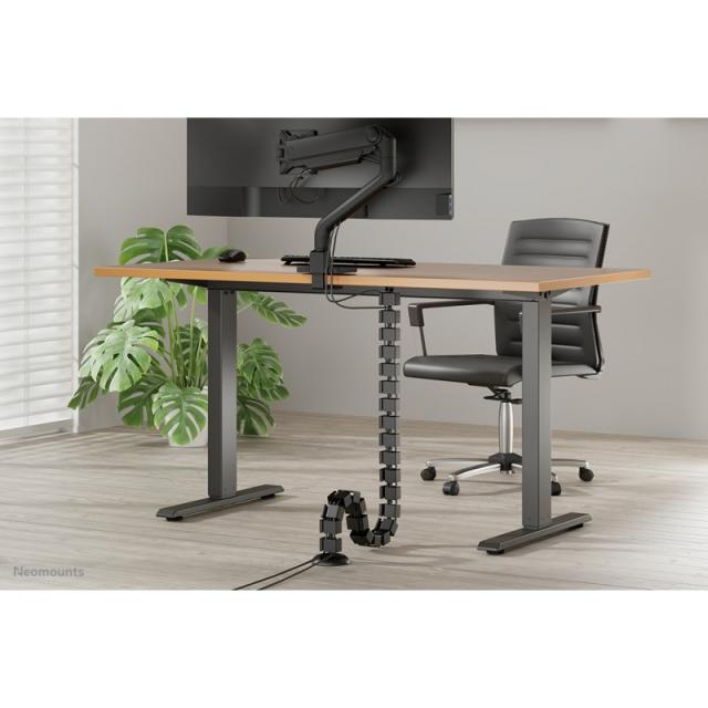 Neomounts - ADS06-130BL Organizador vertebral de cables - fijación con tornillos - universal