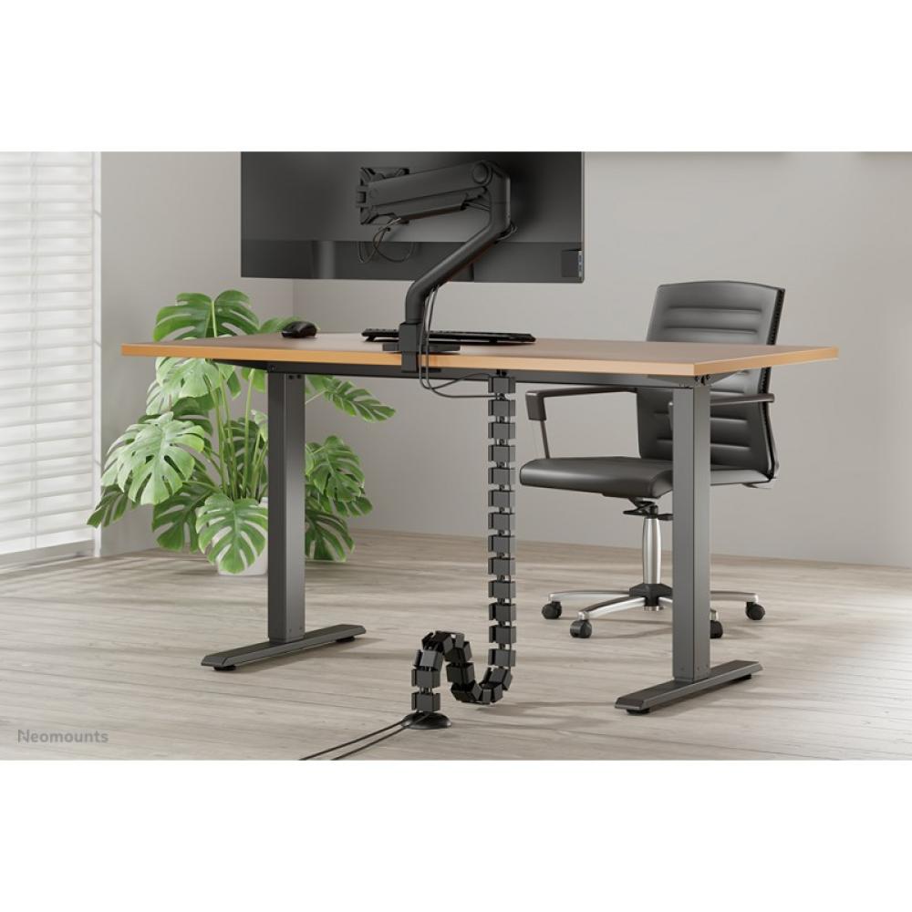 Neomounts - ADS06-130BL Organizador vertebral de cables - fijación con tornillos - universal