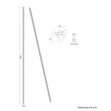 Neomounts - ADS06-141BL Organizador para cables - para 1-4 cables - universal