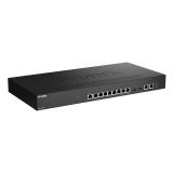 D-Link - DMS-1250-12/E switch Gestionado L2 10G Ethernet (100/1000/10000) Negro