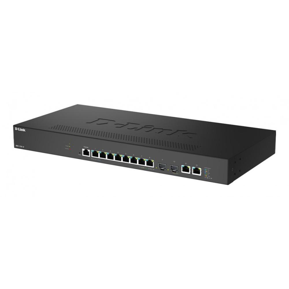 D-Link - DMS-1250-12/E switch Gestionado L2 10G Ethernet (100/1000/10000) Negro