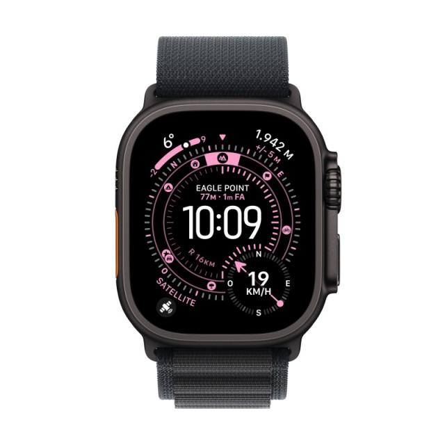 Apple - Watch Ultra 3 OLED 49 mm Digital 422 x 514 Pixeles Pantalla táctil 5G Negro Wifi GPS (satélite) - MF0X4QL/A