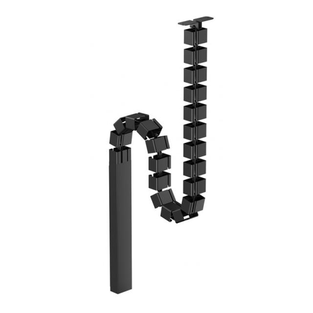 Neomounts - ADS06-133BL Organizador vertebral de cables - fijación con tornillos - universal