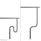 Neomounts - ADS06-133BL Organizador vertebral de cables - fijación con tornillos - universal