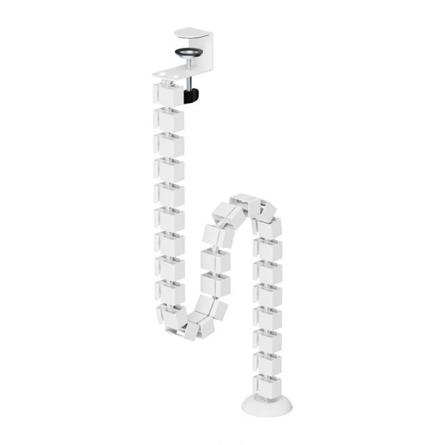 Neomounts - ADS06-131WH Organizador vertebral de cables - montaje de abrazadera - universal