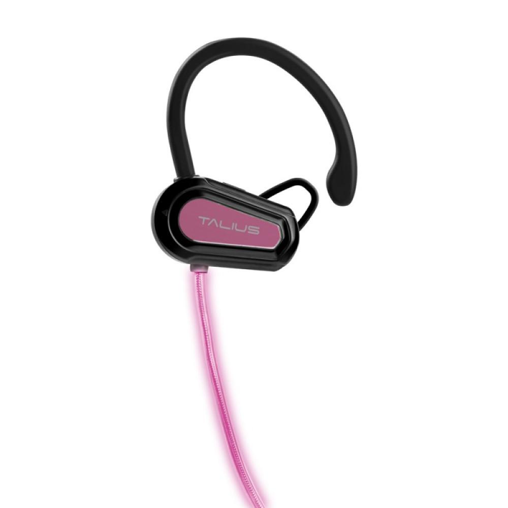 TALIUS - intrauricular sport TAL-EA1004BT bluetooth Led pink