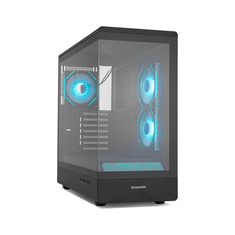 NOX - Hummer NXHUMMERSIGNALBK carcasa de ordenador Midi Tower Negro