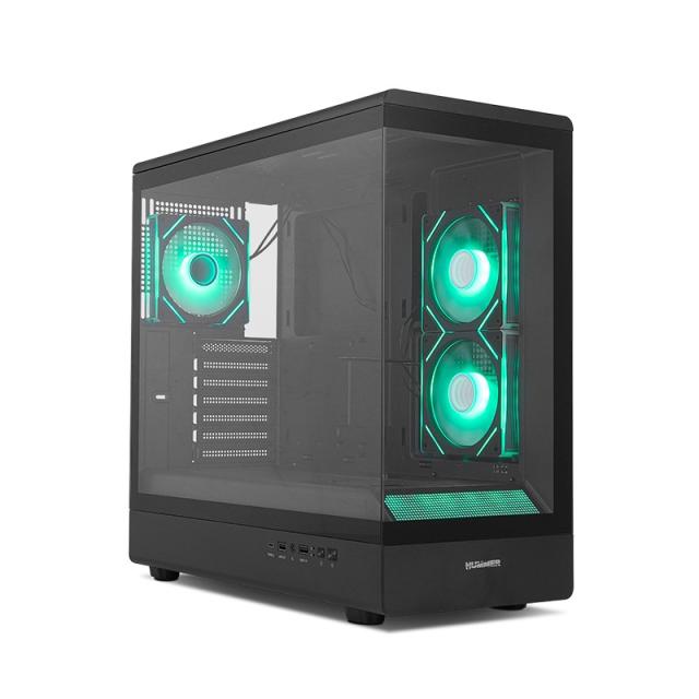 NOX - Hummer NXHUMMERSIGNALBK carcasa de ordenador Midi Tower Negro