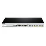D-Link - DXS-1210-12SC/E switch Gestionado L2 10G Ethernet (100/1000/10000) 1U Negro, Plata