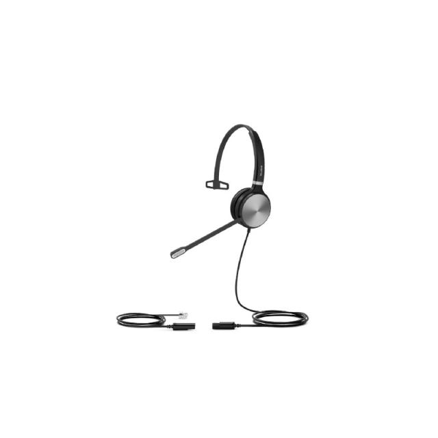 Yealink - YHS36 Auriculares Alámbrico Diadema Oficina/Centro de llamadas Negro, Plata - 1308020