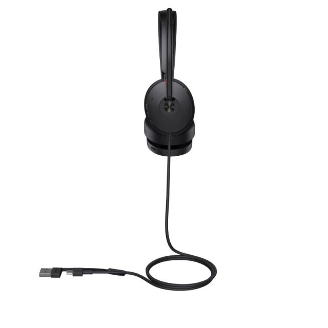 Yealink - UH48 Dual Teams USB-C/A Auriculares Alámbrico Diadema Llamadas/Música USB Type-C / USB Type-A Negro
