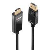 Lindy - 40926 adaptador de cable de vídeo 2 m DisplayPort HDMI tipo A (Estándar) Negro