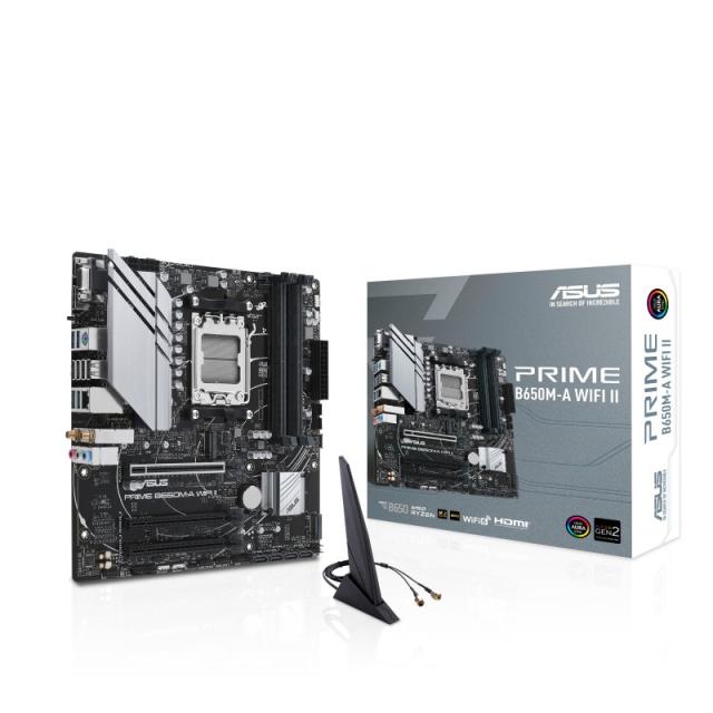 ASUS - PRIME B650M-A WIFI II AMD B650 Zócalo AM5 micro ATX
