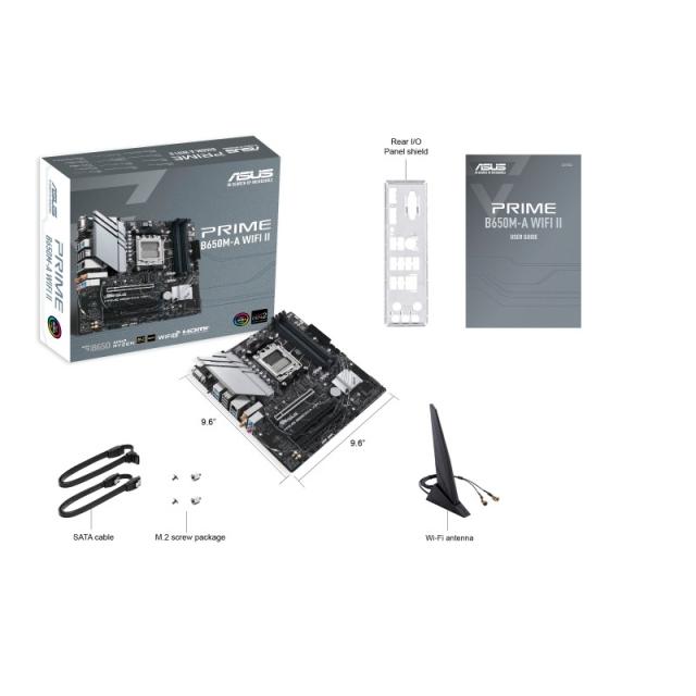 ASUS - PRIME B650M-A WIFI II AMD B650 Zócalo AM5 micro ATX