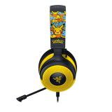 Razer - Kraken V4 X Pokemon Auriculares Alámbrico Diadema Juego USB Type-C / USB Type-A Negro, Amarillo