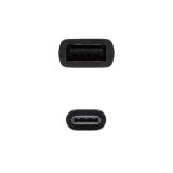 Nanocable - USB 2.0, 0.15m cable USB 0,15 m USB C USB A Negro