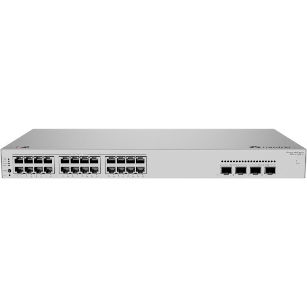 HUAWEI eKit - S220S-24P4JX Gigabit Ethernet (10/100/1000) Energía sobre Ethernet (PoE) 1U