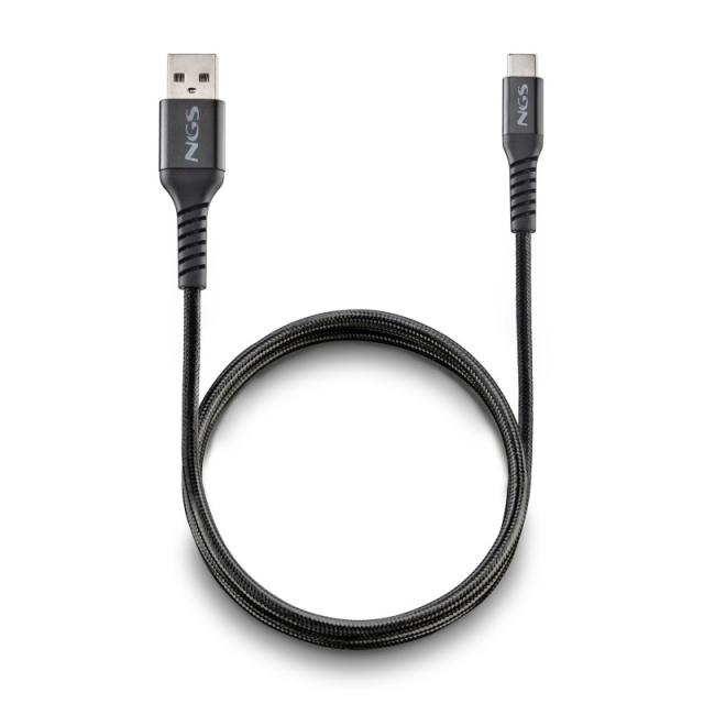 NGS - KNOT-AC cable USB USB 2.0 1 m USB A USB C Negro
