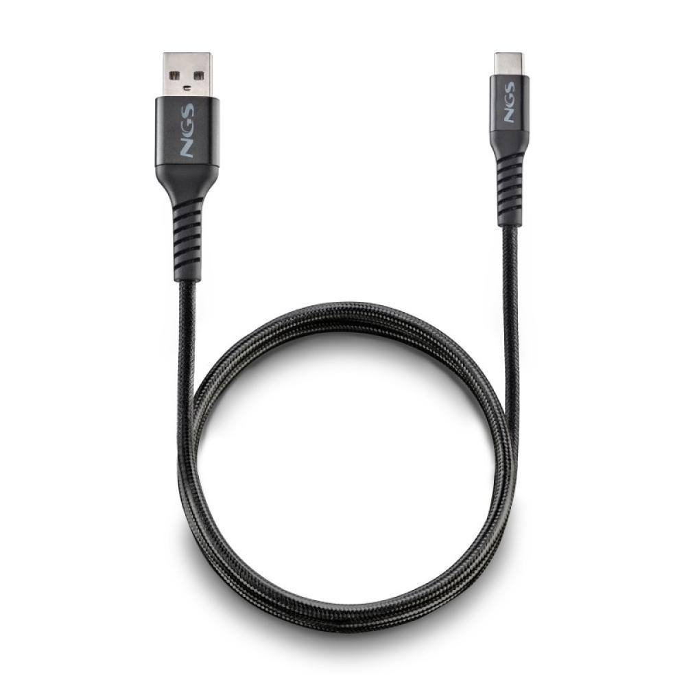 NGS - KNOT-AC cable USB USB 2.0 1 m USB A USB C Negro