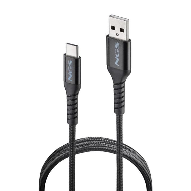 NGS - KNOT-AC cable USB USB 2.0 1 m USB A USB C Negro