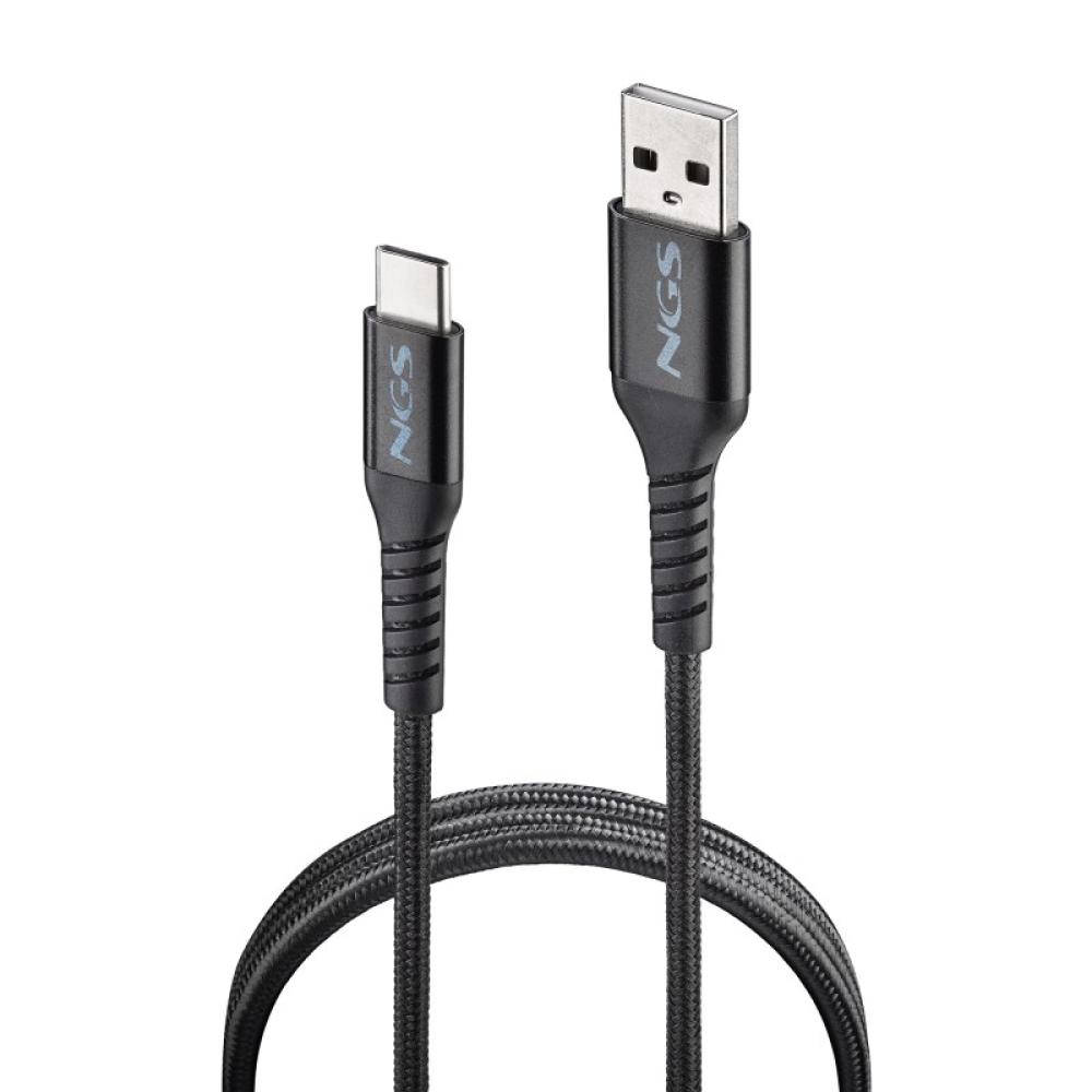 NGS - KNOT-AC cable USB USB 2.0 1 m USB A USB C Negro